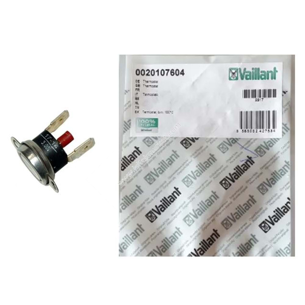 LIMIT TERMOSTAT 100 C VAILLANT 0020107604 ELOBLOCK