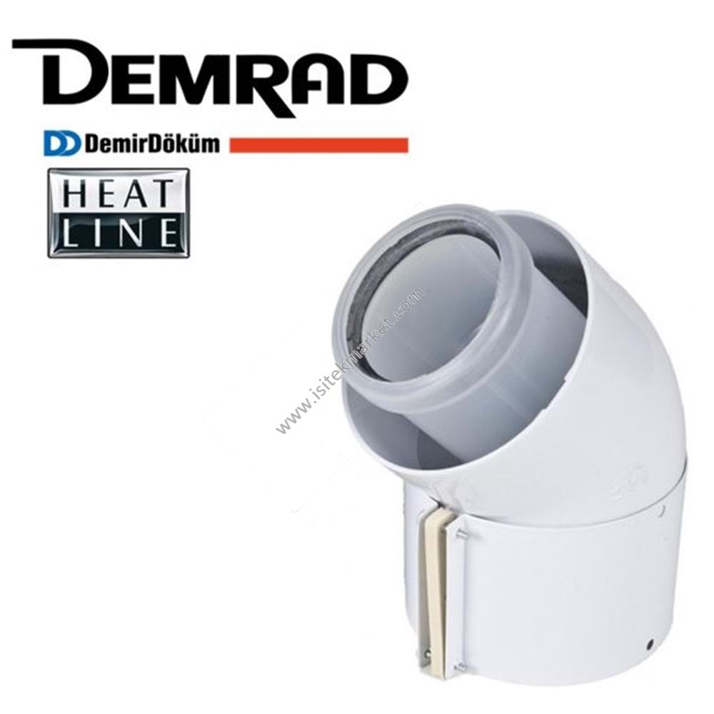 BACA DİRSEK 60/100 45 DD HEATLINE DEMRAD 0020118016
