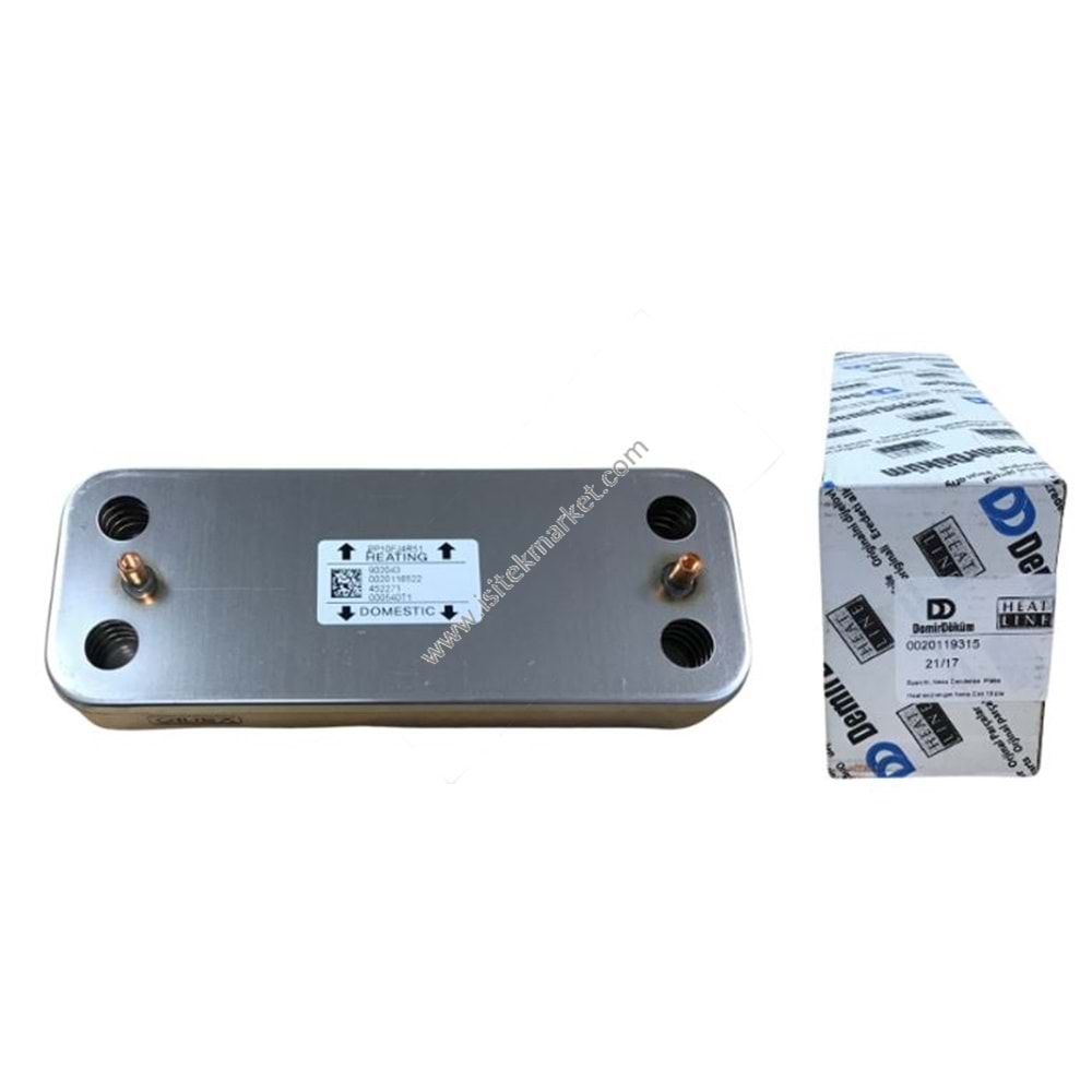 PLAKALI EŞANJÖR ZİLMET GIDEX 10 PLK -166mm- DD 0020119315- HEATLINE MONZA PRTH LYNX JAGUAR