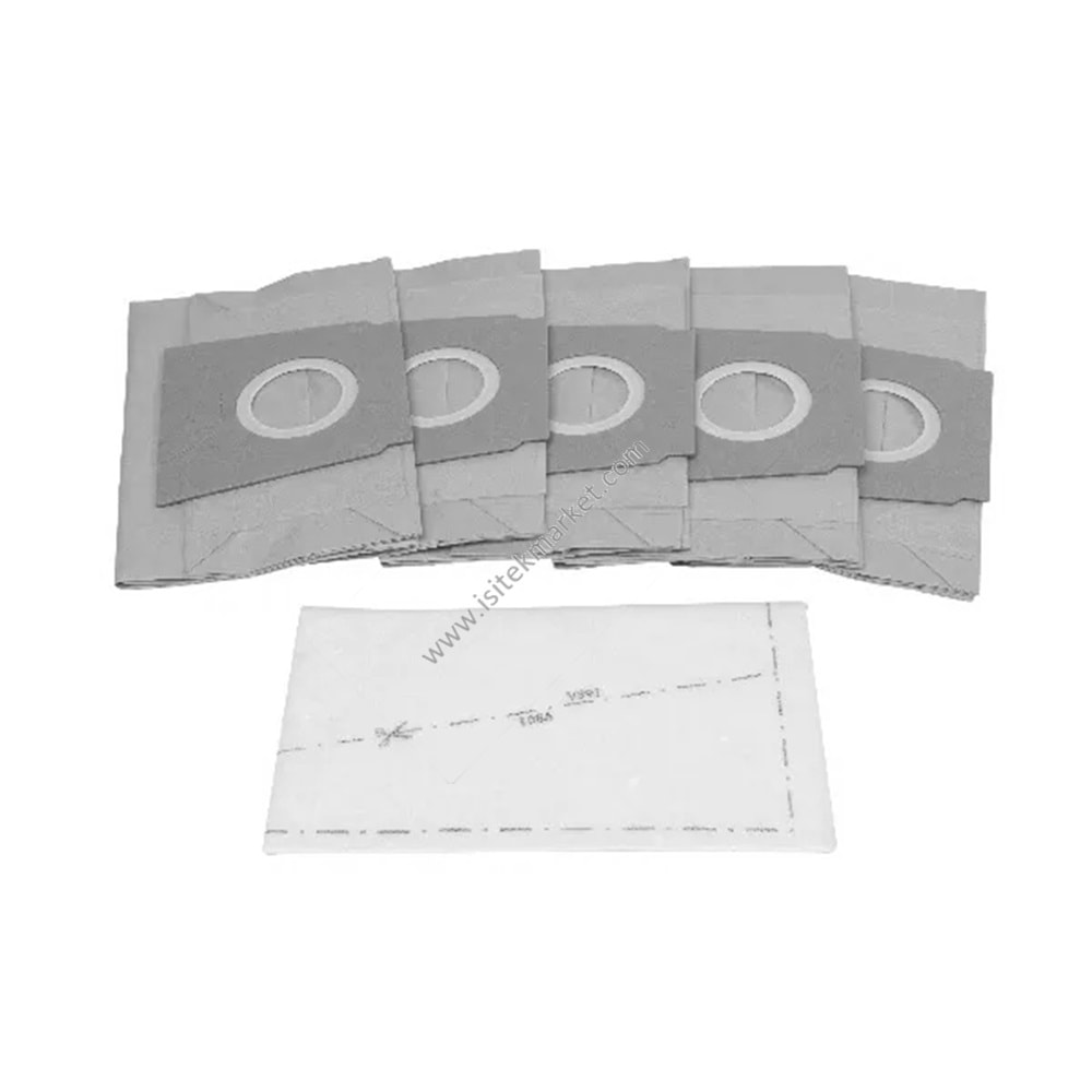 VC BOSCH İÇIN TOZ POŞETI SETI (5 KIŞI) TIP A/B/C + MOTOR FİLTRE BBZ51AFABC VC BOSCH 00461410