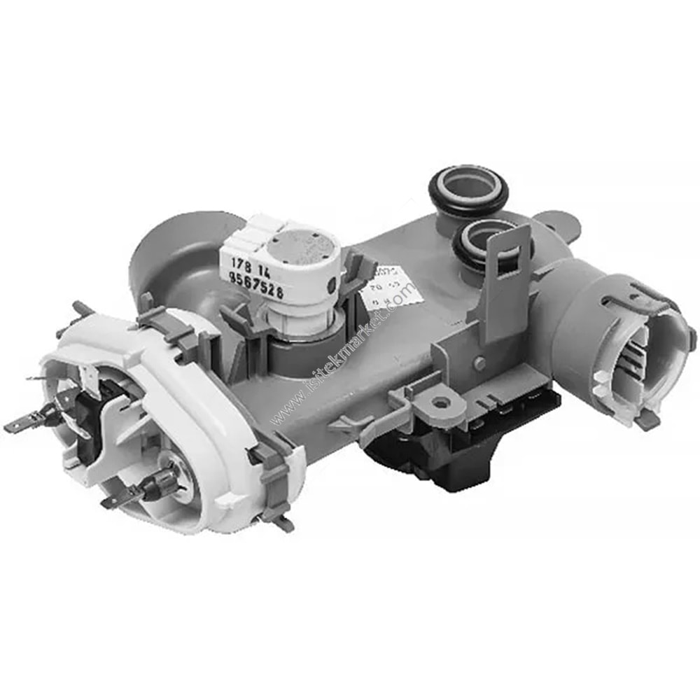 BULAŞIK MAKİNESİ BOSCH 00488856 İÇİN ISITMA ELEMENTİ (AKIŞ GEÇİŞİ) (SU SENSÖRÜ VE AKIŞ DAĞITICISI İLE)