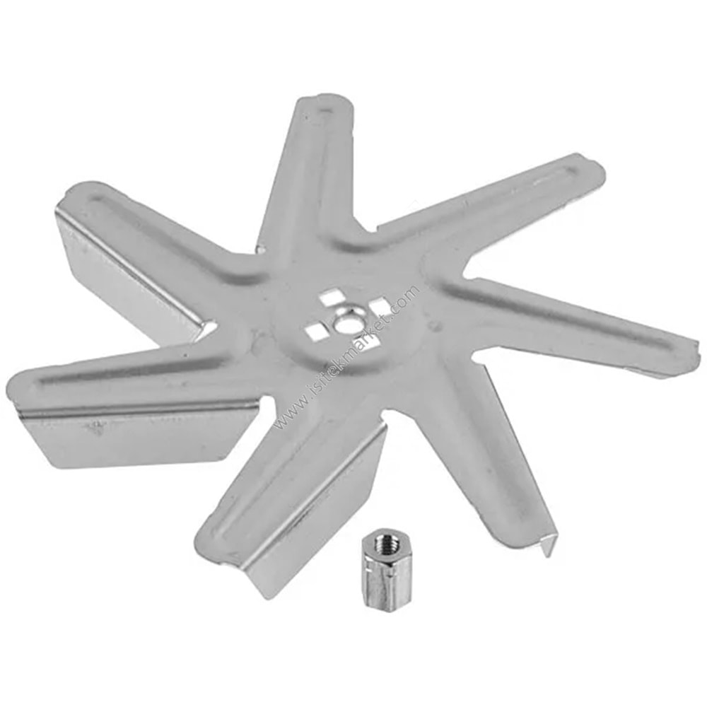 FIRIN BOSCH İÇİN FAN PERVANESİ 00650472 (METAL) D=150MM D DELİK=6MM