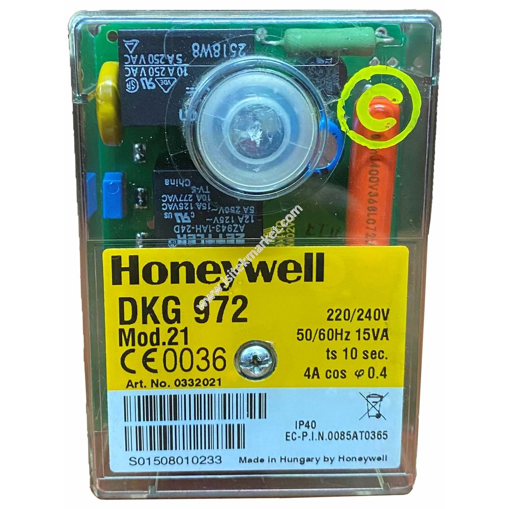 BRÜLÖR OTOMATİĞİ Honeywell DKG972-N Mod21 220-240V WOLF 8902453