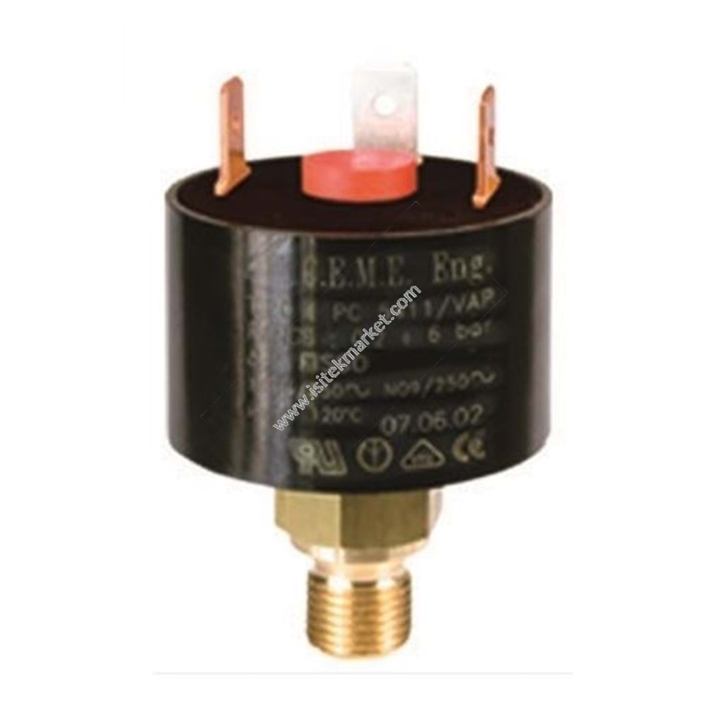 DÜŞÜK BASINÇ SWİTCH SAUNIER DUVAL 056600700 CEME PRINC G 1/8 5411 WAP 0,2-6bar
