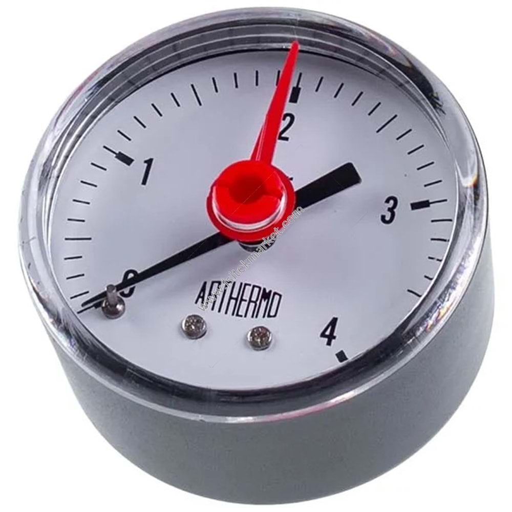 ELEKTRİKLİ SU KOMBİI KOSPEL 00035 İLE UYUMLU 0-4 BAR D=50 MM 1/4 MANOMETRE