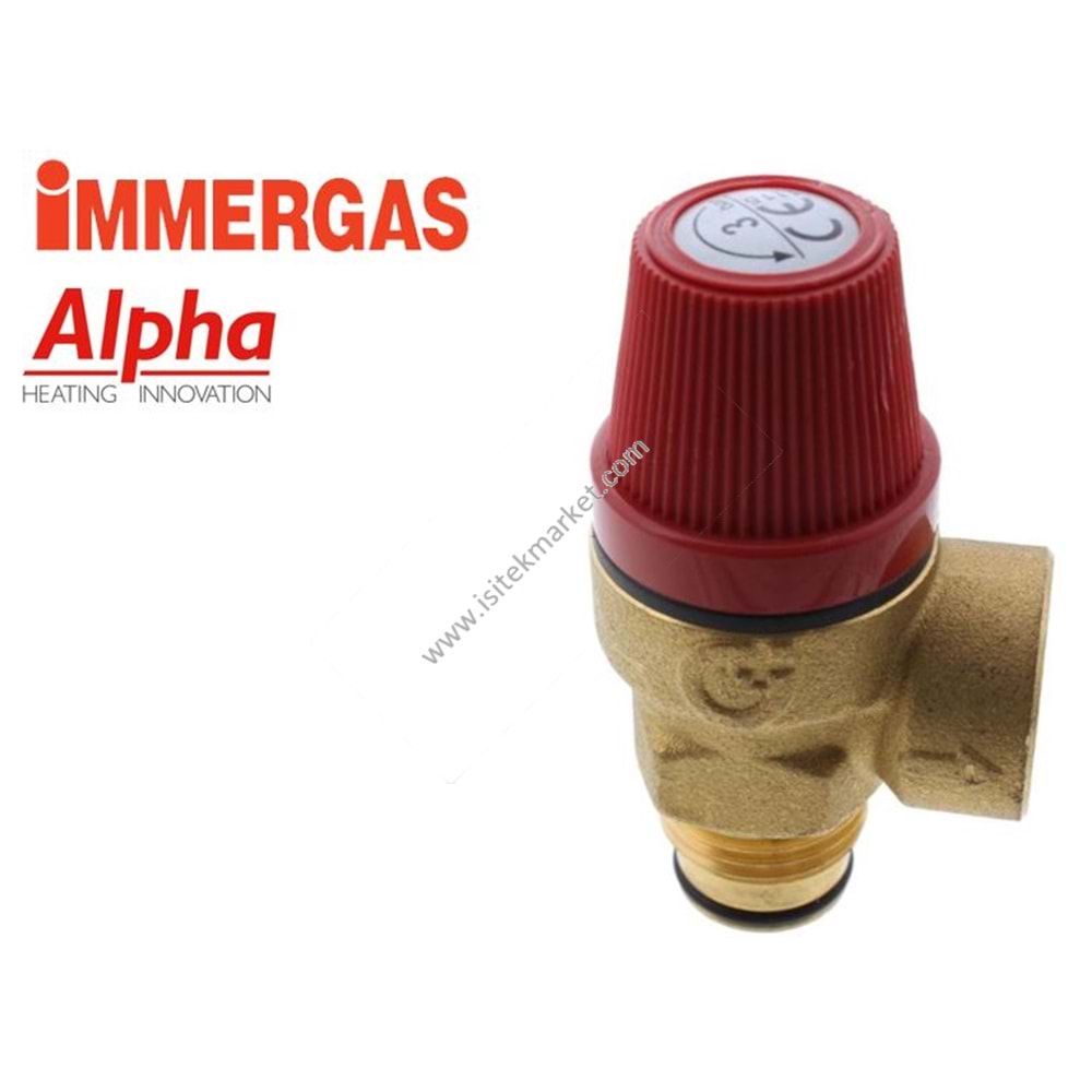 3 BAR EMNİYET VENTİLİ DIŞ DIŞ ORING IMG ALPHA 1.021739