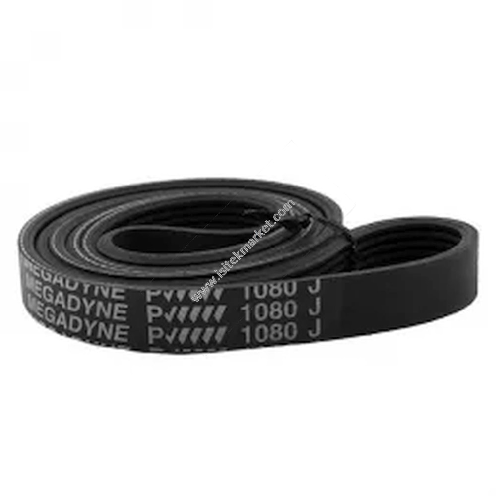 BELT FOR WASHING MACHINE 1080J6 MEGADYNE BLACK