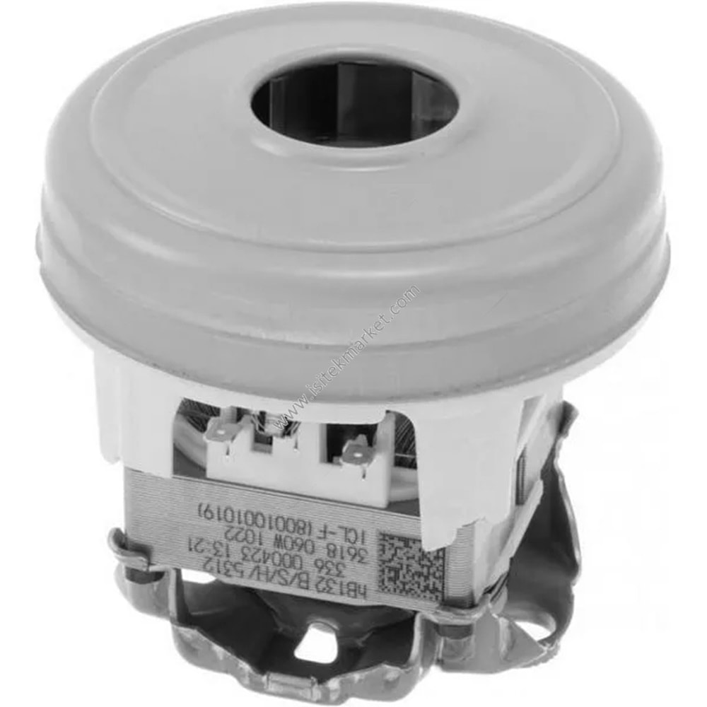 ELEKTRİKLİ SÜPÜRGE MOTORU BOSCH 12030605 3618-600-80-9 Bİ+P B139 D=100/80 MM H=102/30 MM 800 W