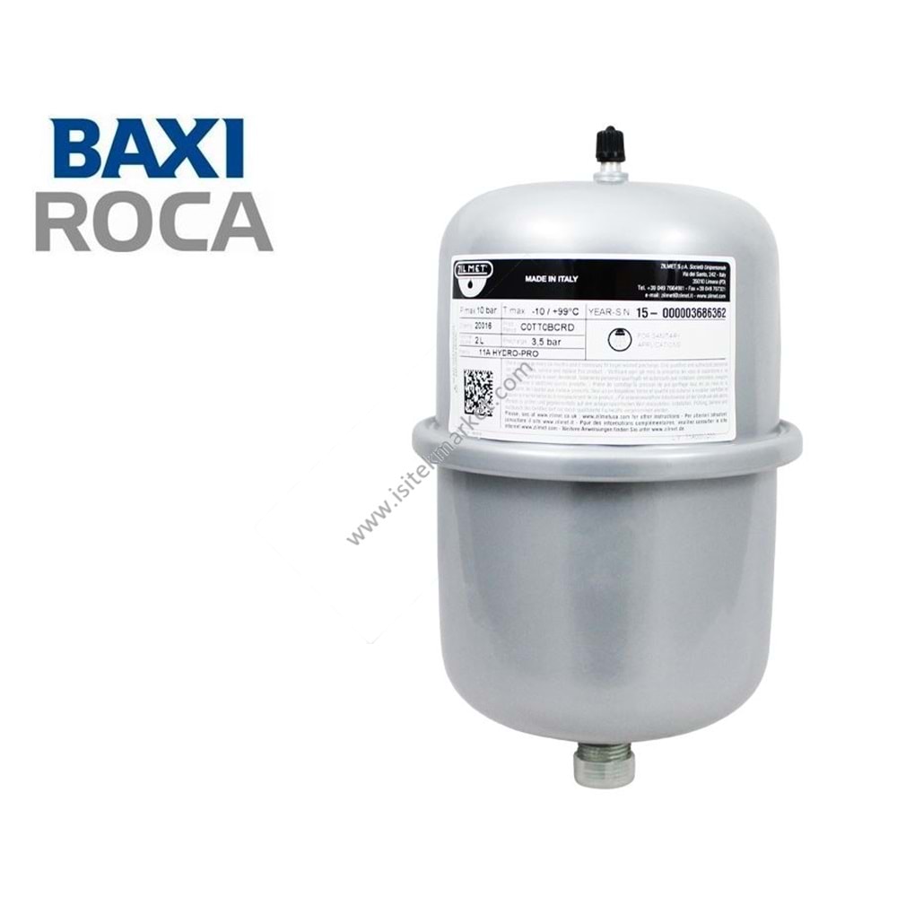 GENLEŞME TANKI ZILMET BAXI ROCA 122661329 2 LT 1/2 VEGA 24 AIM GN