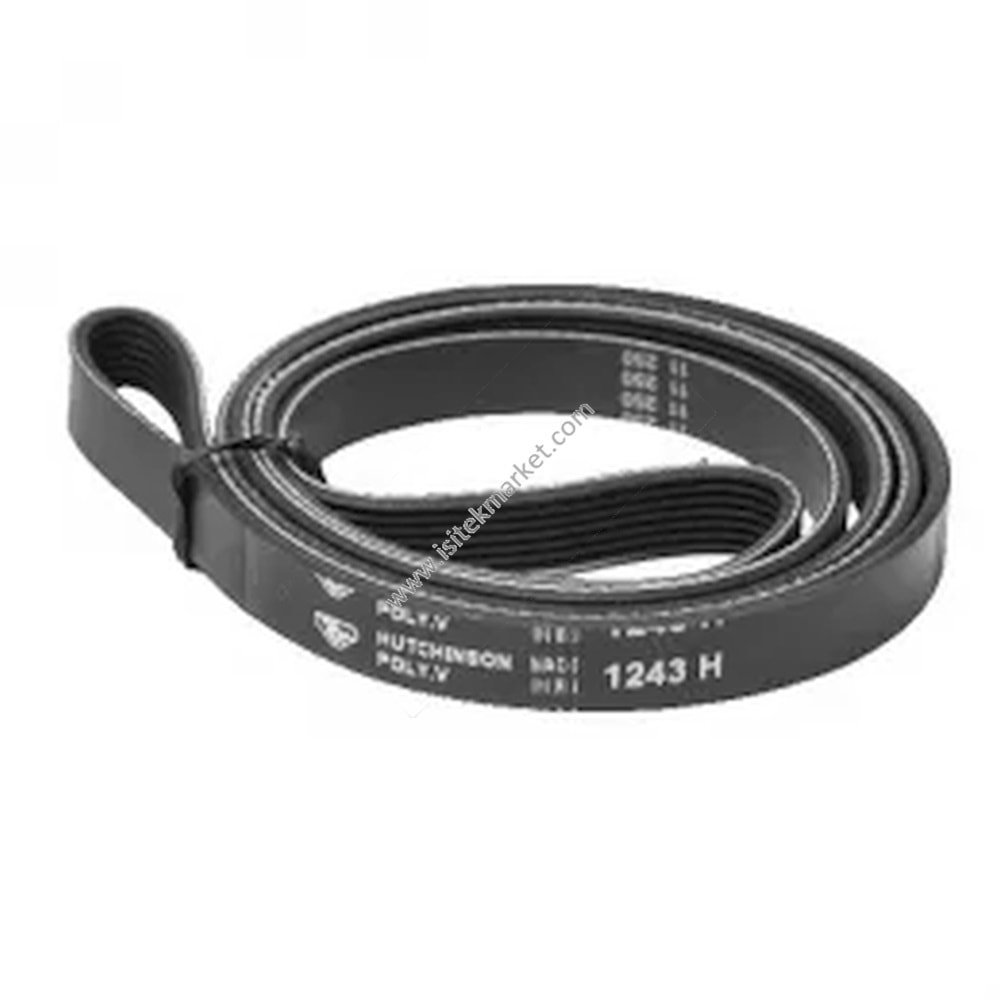 Çamaşır makinesi kemeri 1243H7 Hutchinson siyah