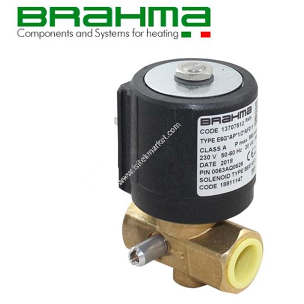BRAHMA SELONOİD VALF 13707512 E6G*AP*1/2*AFD5