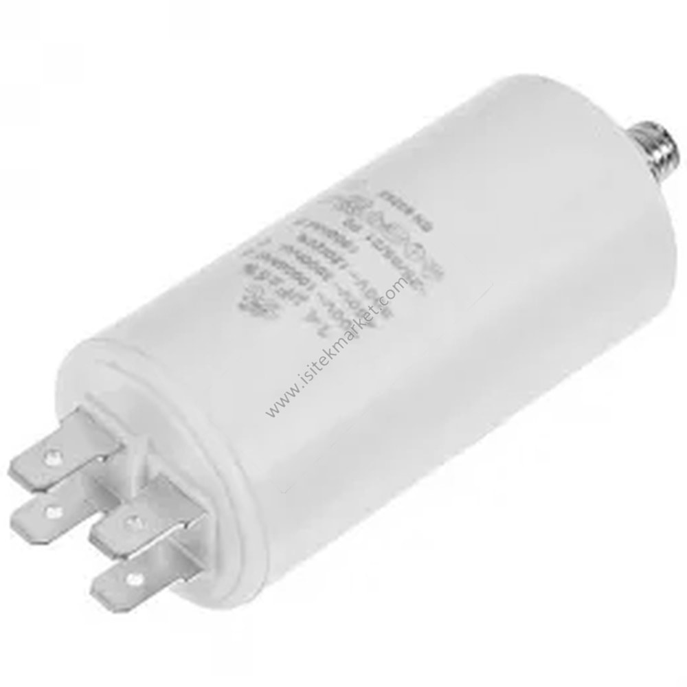STARTING CAPACITOR FOR WASHING MACHINE 14UF 450V 71X40MM -4 TERMINALS-