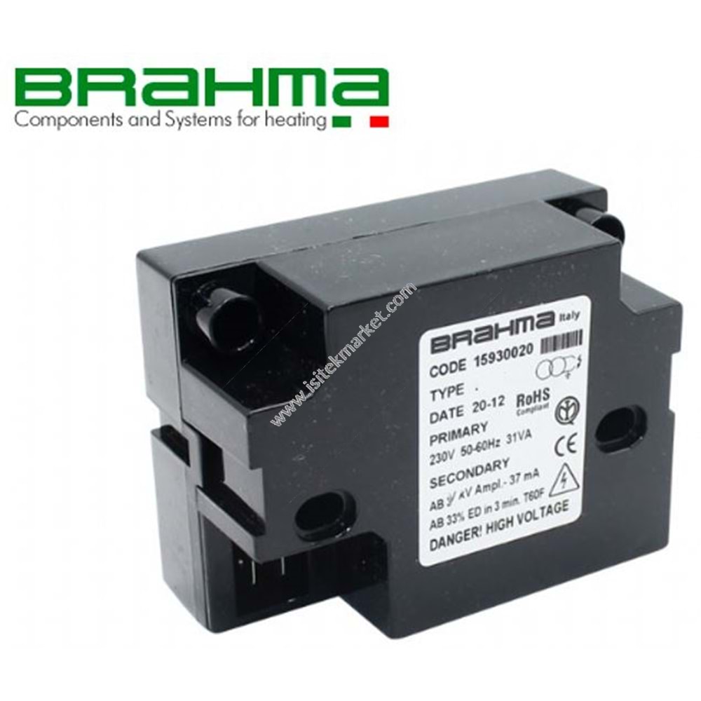 BRAHMA ATEŞLEME TRAFOSU 15930020 TCD1FA