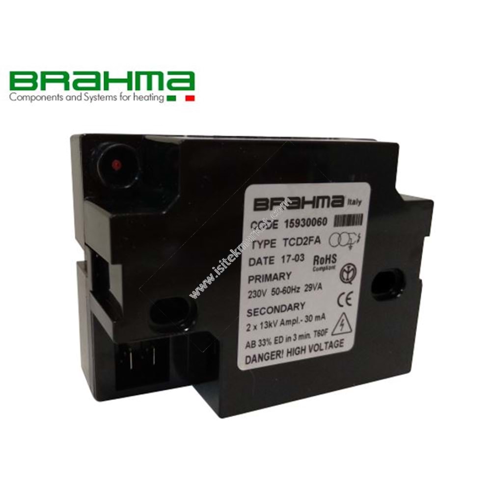 BRAHMA ATEŞLEME TRAFOSU 15930060 TCD2FA