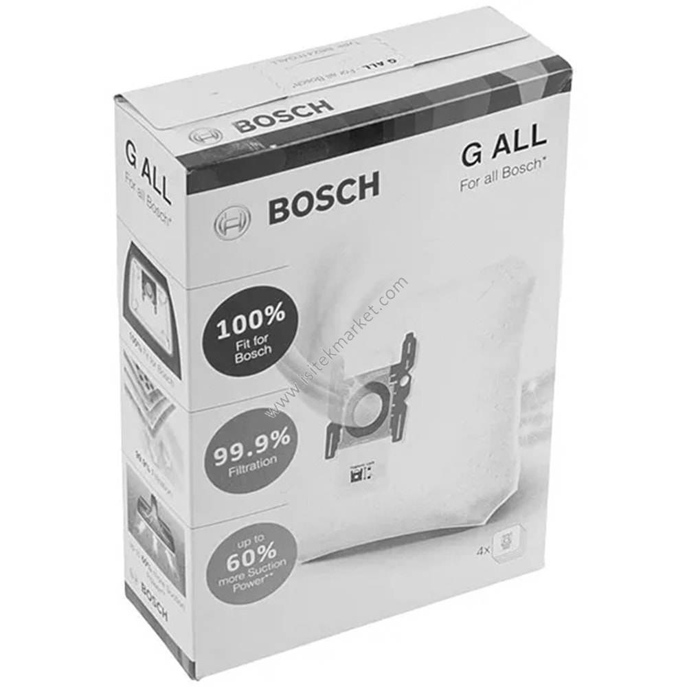 MİCROFİBER TOZ TORBASI SETI TIP G BBZ41FGALL VC BOSCH, SİEMENS 17000940
