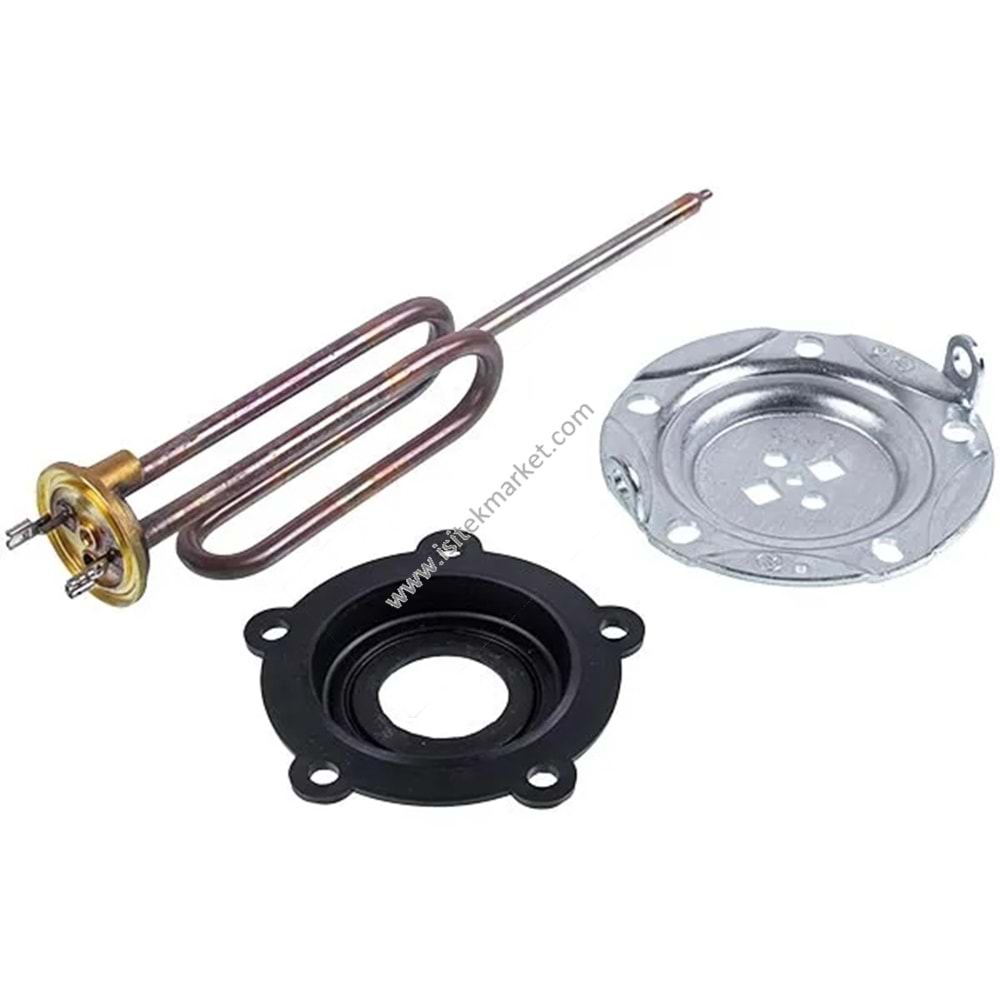 ISITICI ELEMANI ALT TAMİR KİTİ (FLANŞ VE25500 + CONTA C00040264 + ISITICI ELEMANI 184280) ARISTON \ ARTI KAZANI İÇİN