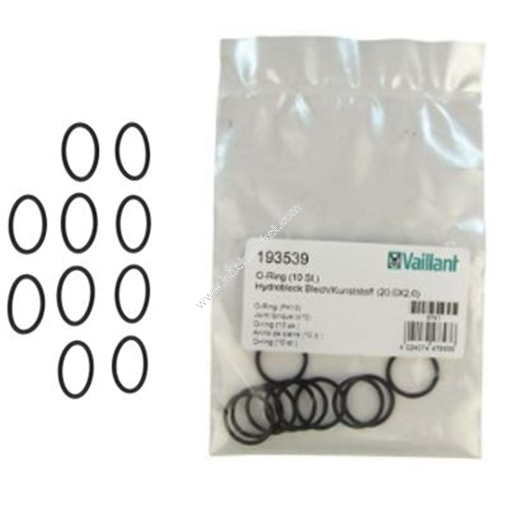 VAILLANT 193539 ORING SETİ 24X20X2 10 ADET