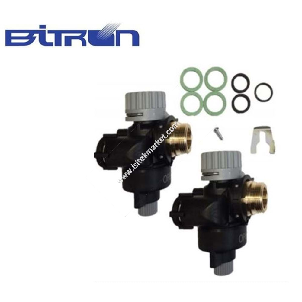 BLOK KIT SERVIS REMEHA BITRON TAPS(x2)+CLIP Ø14+SCREW+O-R(x3)+GASKET(x4)