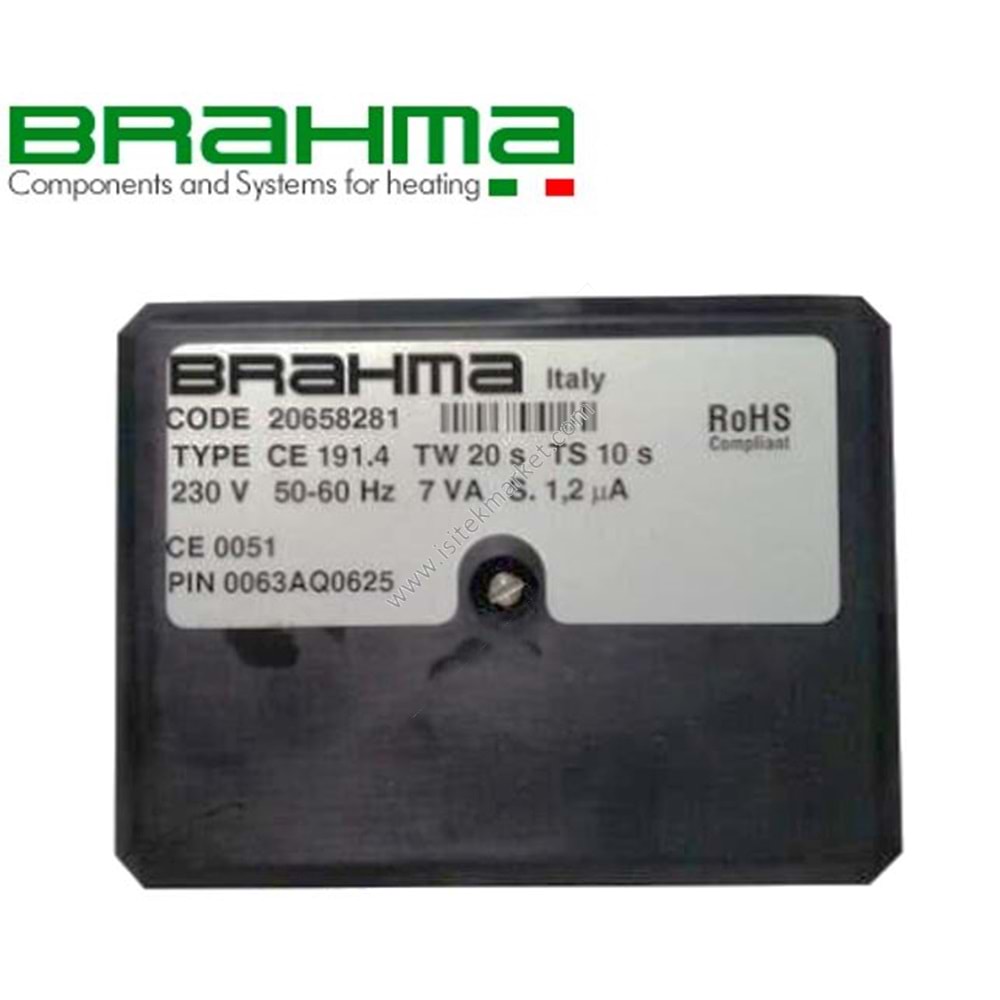 BRAHMA KONTROL KARTI 20658281 CE 191.4
