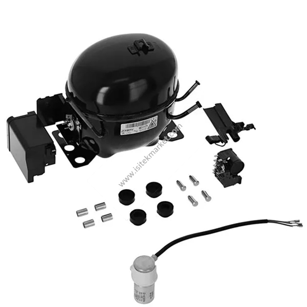 BUZDOLABI KOMPRESÖRÜ ELECTROLUX 2425632649 NE1117Y (BAŞLATMA RÖLESİ İLE)