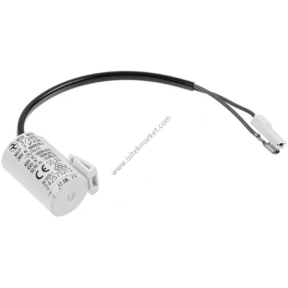 BUZDOLABI KONDANSATORU ELECTROLUX 2425752132 3UF 380V