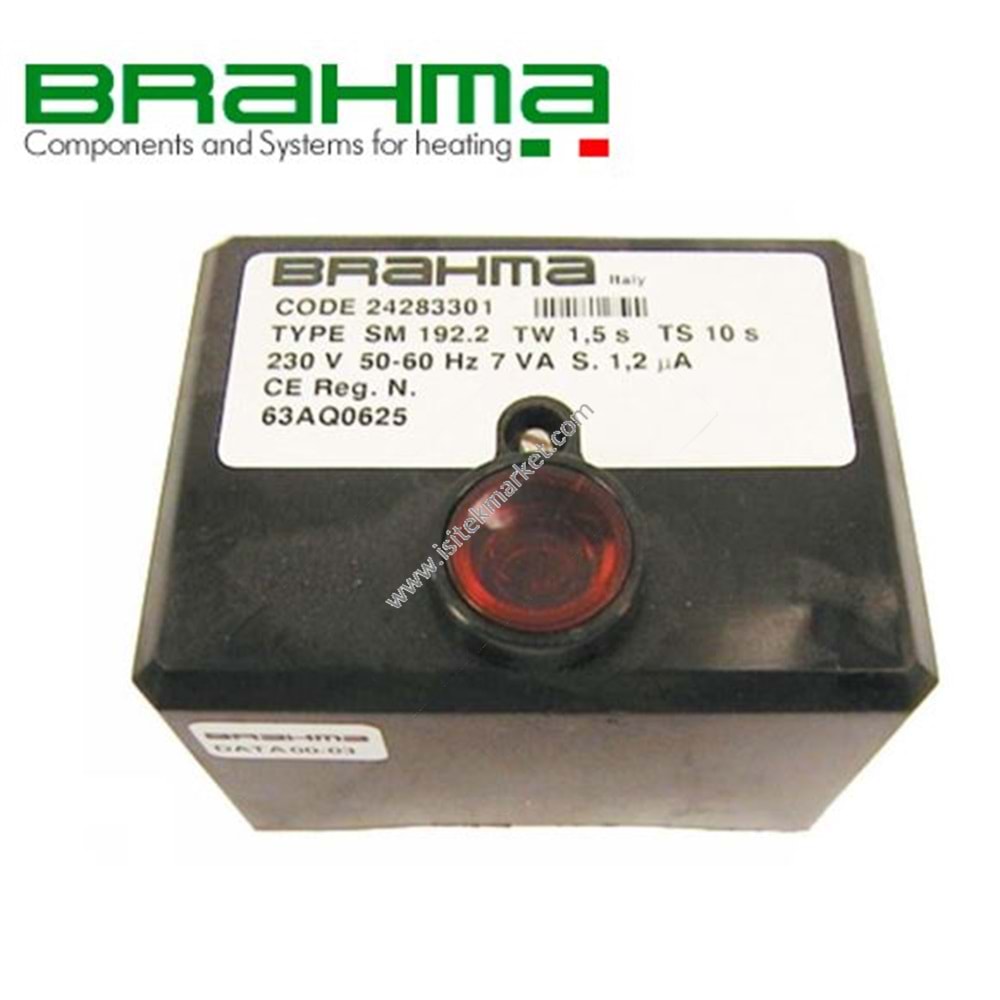 BRAHMA KONTROL KARTI 24283301 SM192.2