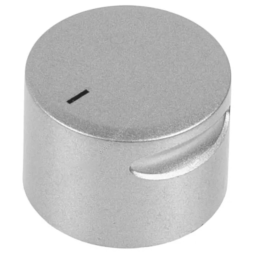 BEKO OCAK KONTROL DÜĞMESİ 250440445 GÜMÜŞ