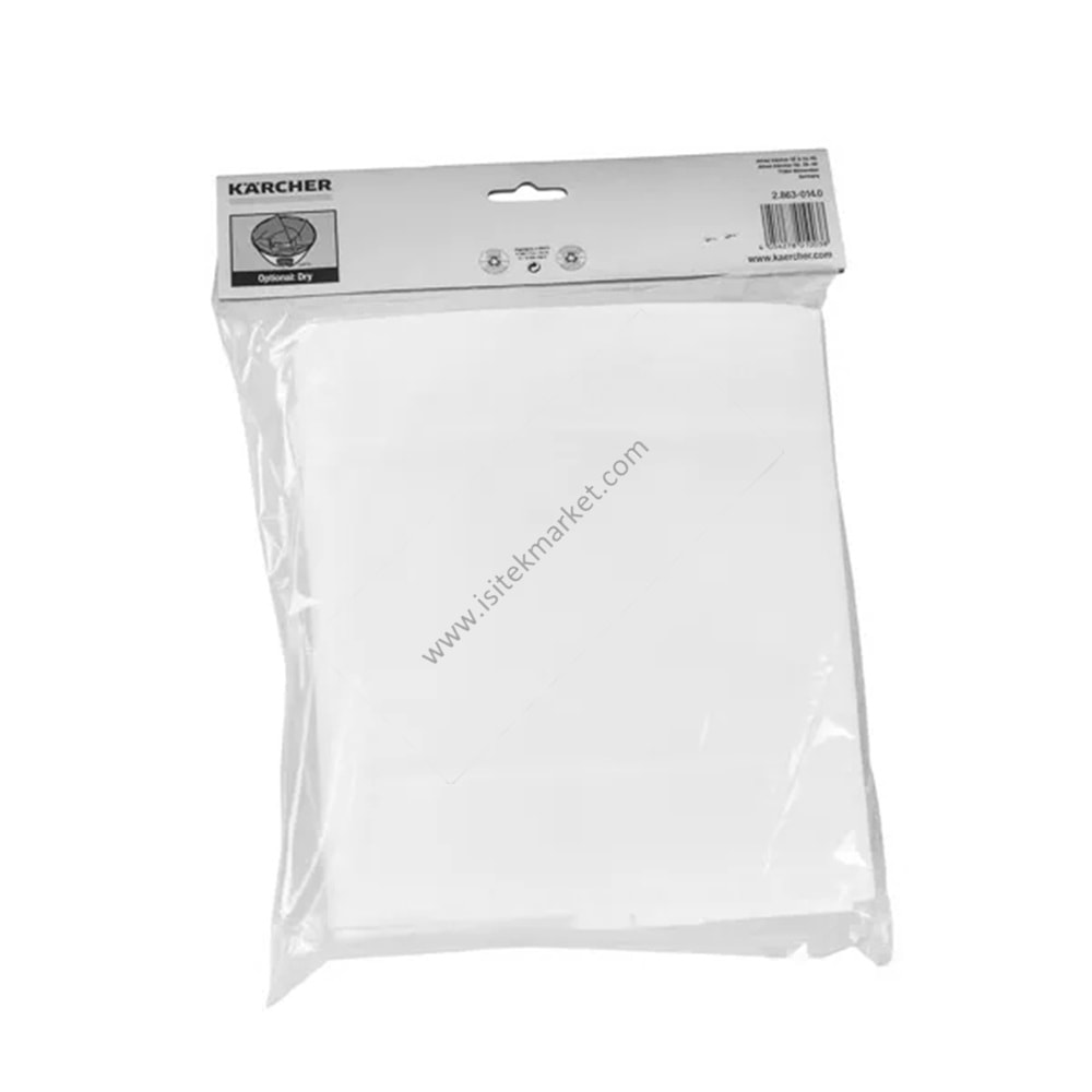 KARCHER ELEKTRIK SÜPÜRGESİ TOZ TORBASI KİT 2.863-014.0