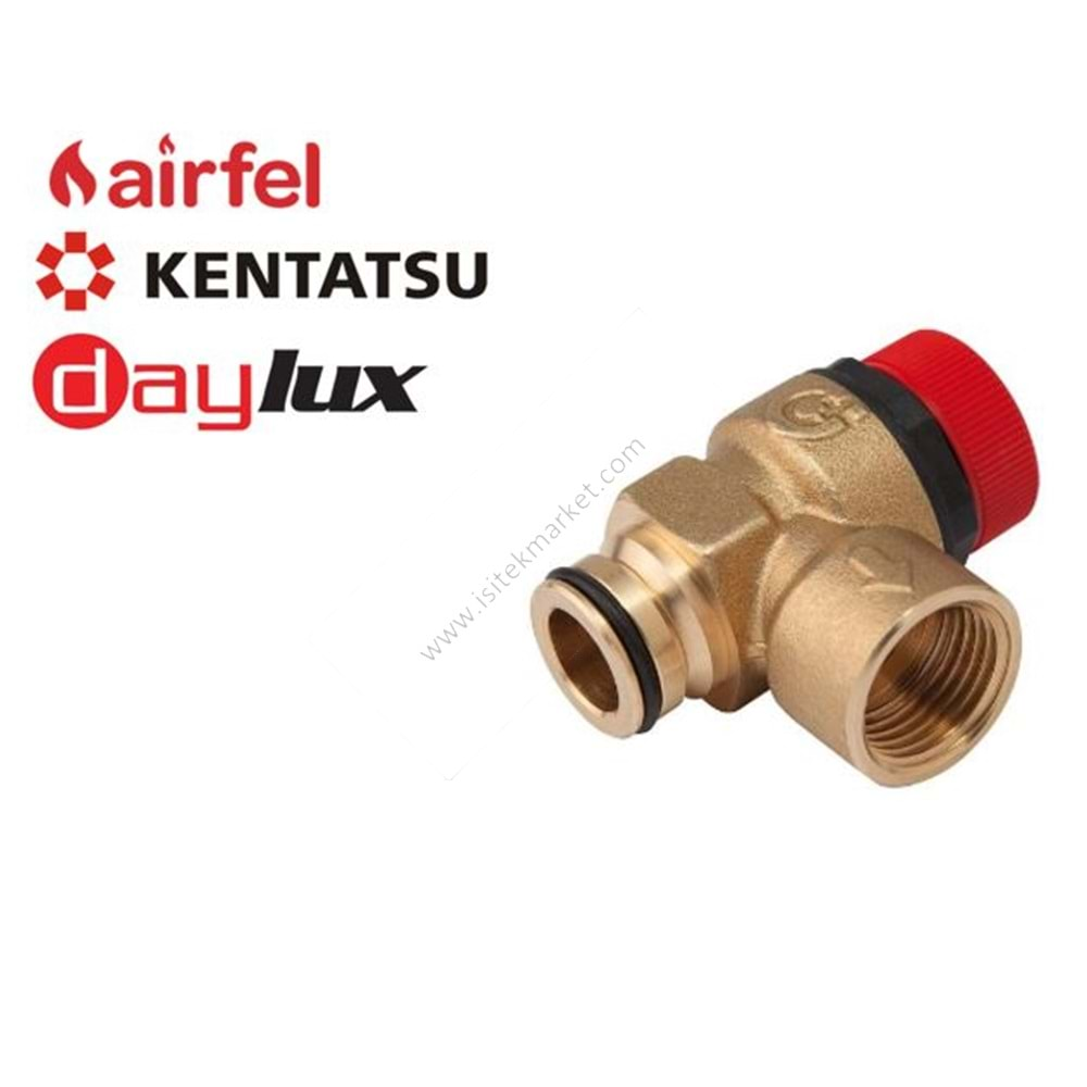 EMNİYET VENTİLİ 3 BAR AIRFEL KENTATSU DAYLUX 3000001211 PREMIX