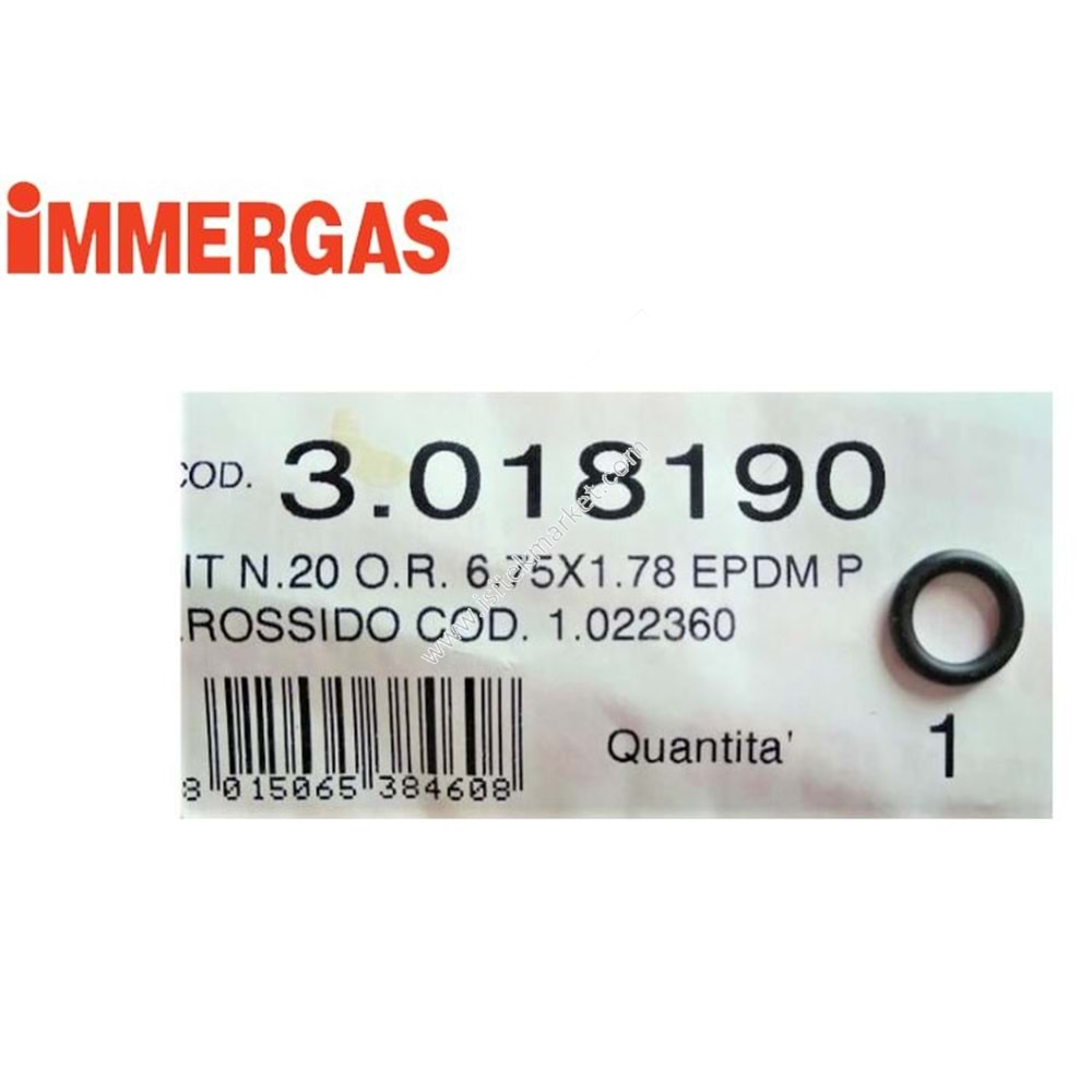 ORİNG IMMERGAS 3.018190 6,75X1,78