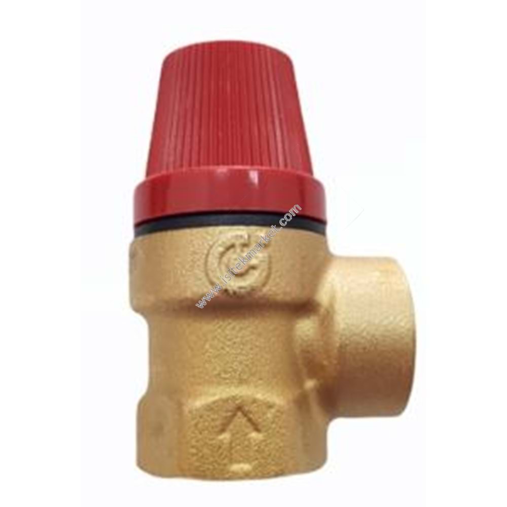 EMNİYET VENTİLİ CALEFFİ 311430 1/2 1/2 DİŞİ 3 BAR 110 C