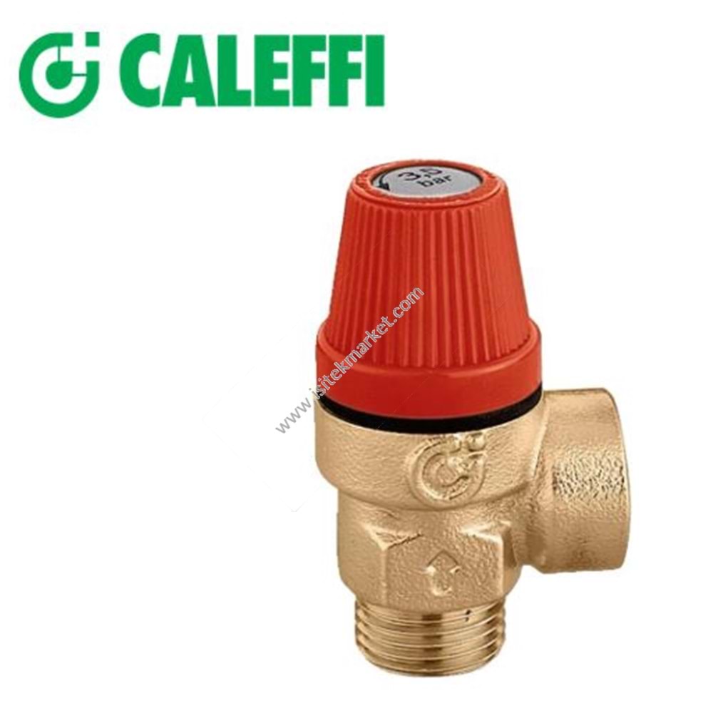 EMNİYET VENTİLİ CALEFFİ 312425 1/2 1/2 ERKEK 2,5 BAR 110 C