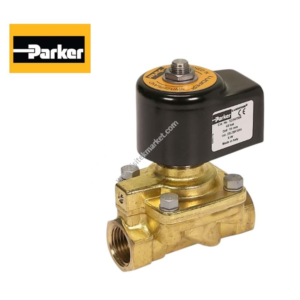 SELONOID VANA ENDÜSTRİYEL VE PROSES UYGULAMALARI İÇİN PARKER 322H7306-8760-483824T1