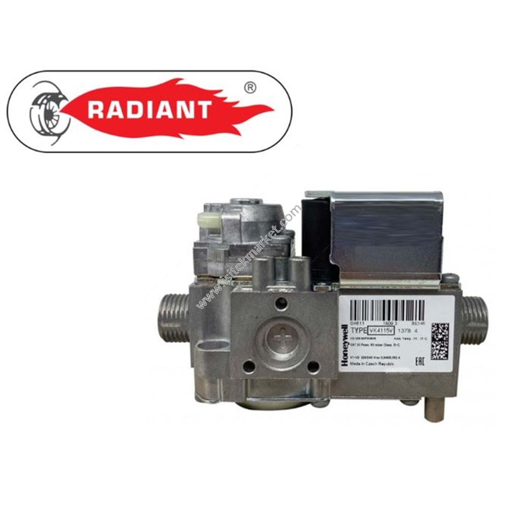 GAZ VALFİ HONEYWELL VK4115V1378U RADIANT 36076LA RK, RKA, RKG, RKR