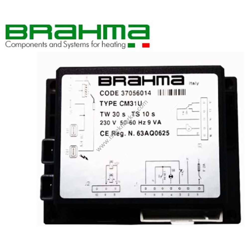 BRAHMA ATEŞLEME KARTI 37056014 CM 31 U