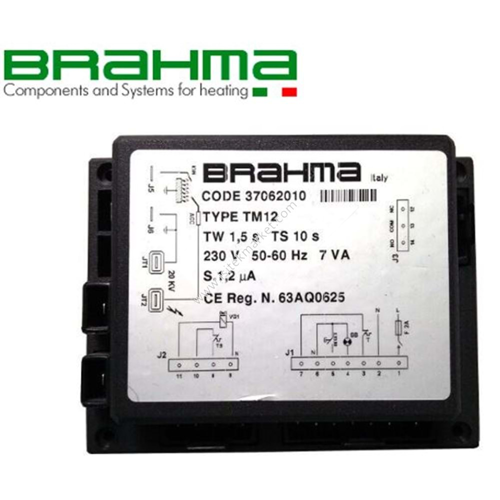 BRAHMA ATEŞLEME KARTI 37062010 TM12