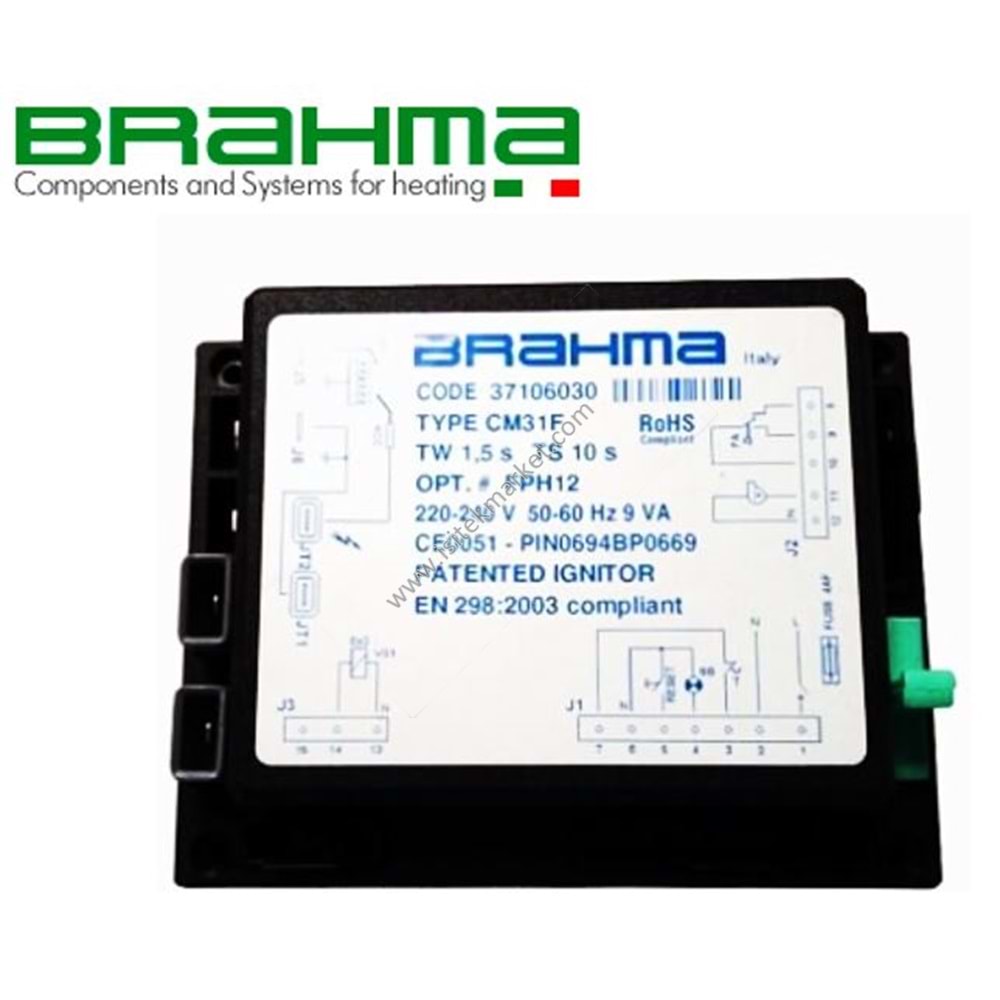 BRAHMA ATEŞLEME KARTI 37106030 CM 31 F