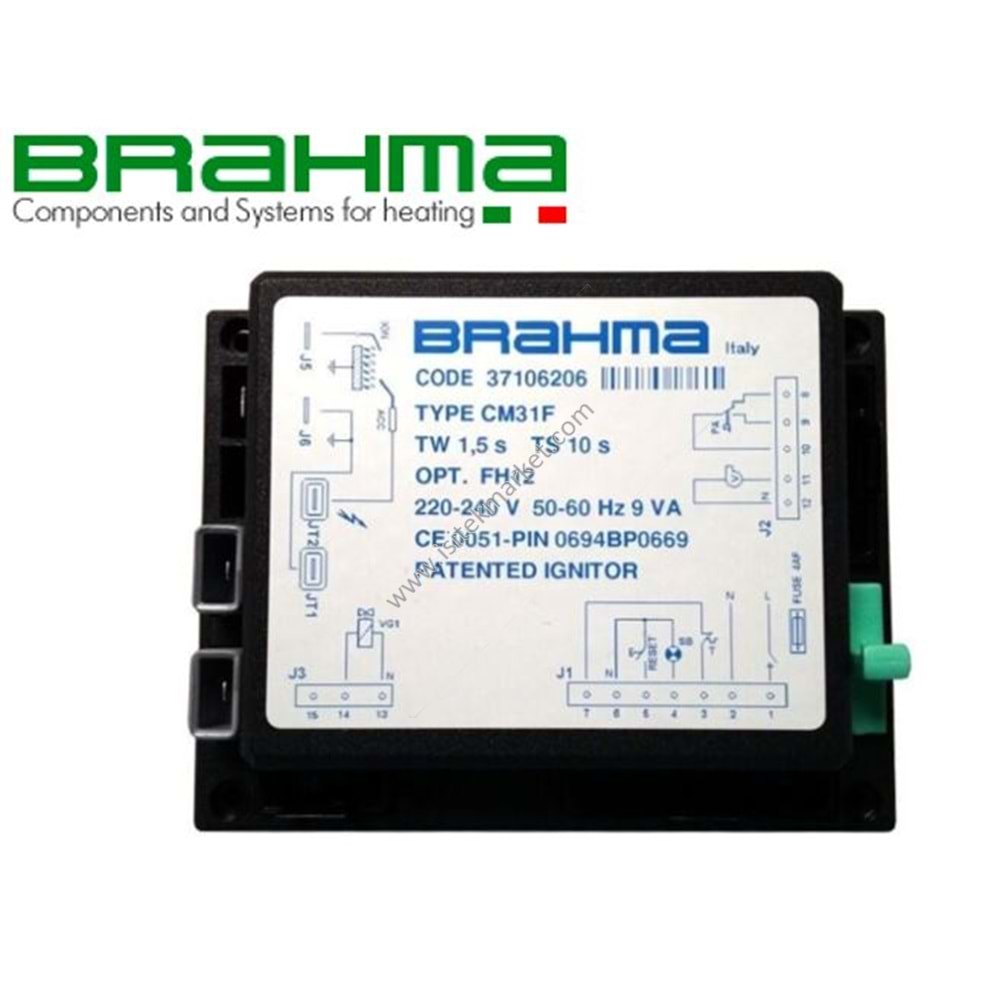 BRAHMA ATEŞLEME KARTI 37106206 CM 31 F