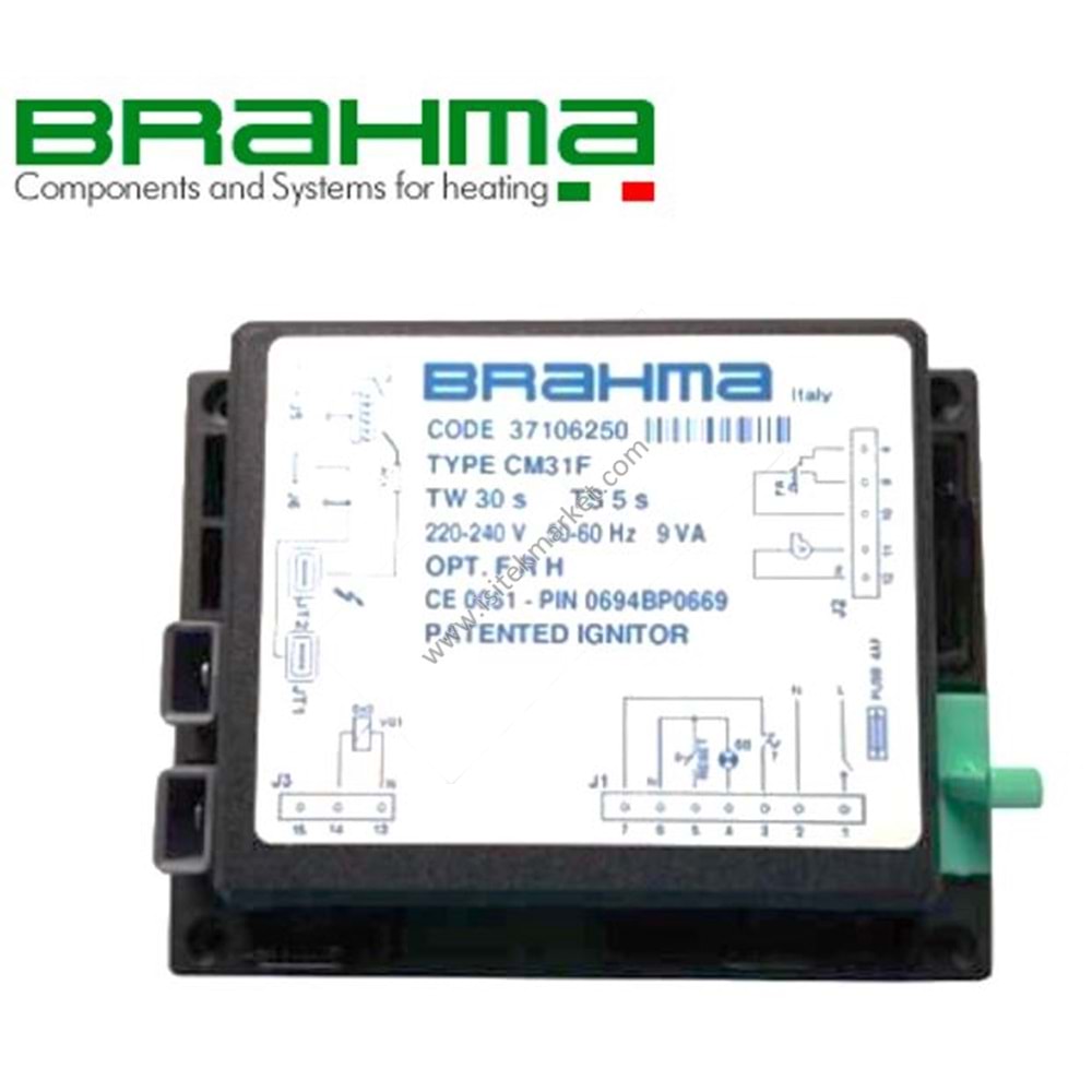 BRAHMA ATEŞLEME KARTI 37106250 CM 31 F