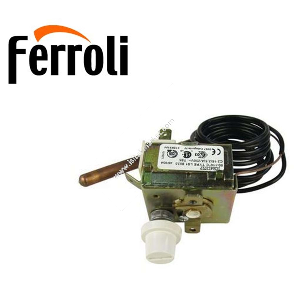 TERMOSTAT 100C MANUEL FERROLI 39813600 PEGASUS