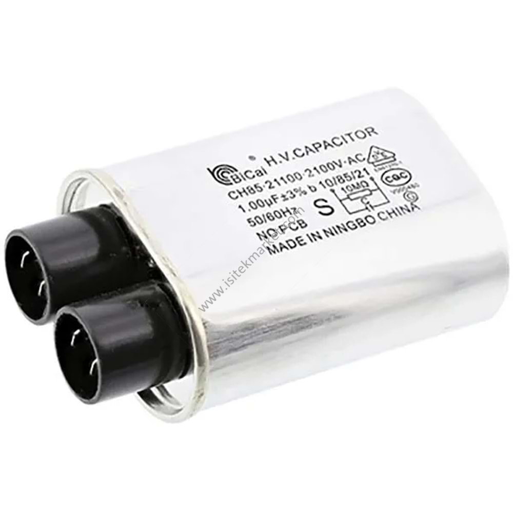 ELECTROLUX MİKRODALGA YÜKSEK GERİLİM KONDANSATÖRÜ 1.00UF CH85 21100 2100V 4055064572