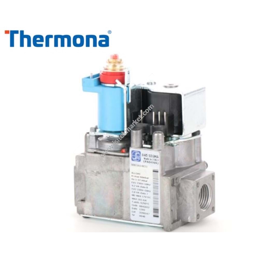 GAZ VALFİ SIT 845 MAVİ DİŞİ UZUN THERMONA 40990