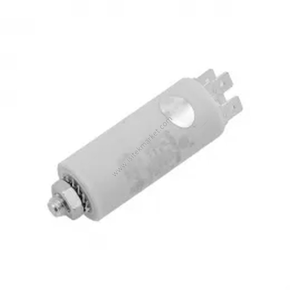 STARTING CAPACITOR FOR WASHING MACHINE 8UF 450V -4 TERMINALS-