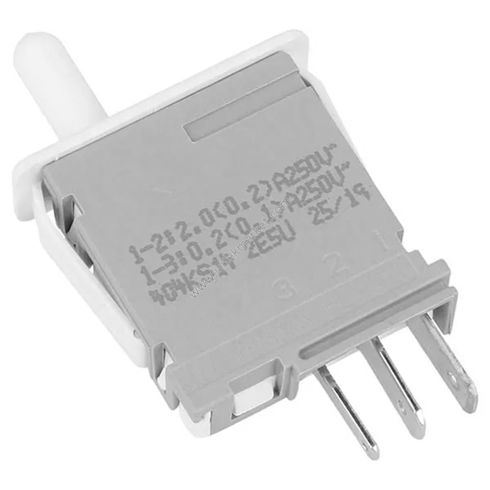 BUZDOLABI İÇİN DÜĞMELİ IŞIK ANAHTARI (SİNGLE_3C HL-404KS) GORENJE 498038