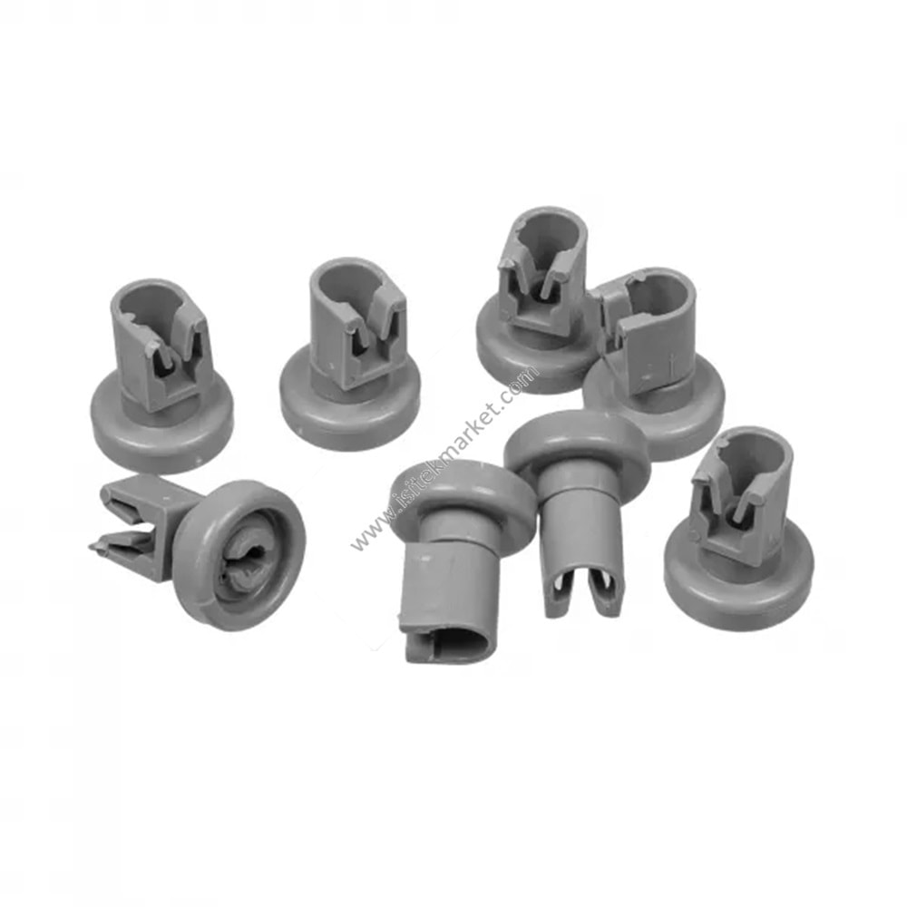 ELECTROLUX 50286967000 İLE UYUMLU BULAŞIK MAKİNESİNİN ÜST RAFI İÇİN TEKERLEK SETİ (8 ADET PARÇA)