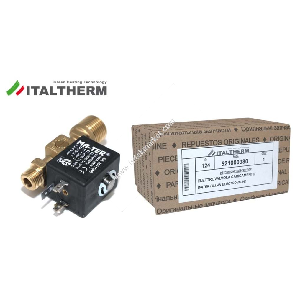 OTOMATİK SU DOLDURMA MA-TER ITALTHERM 521000380 TIME MAX / TIME: F, FR / TIME MICRO / TIME COMPACT / TIME SOLAR