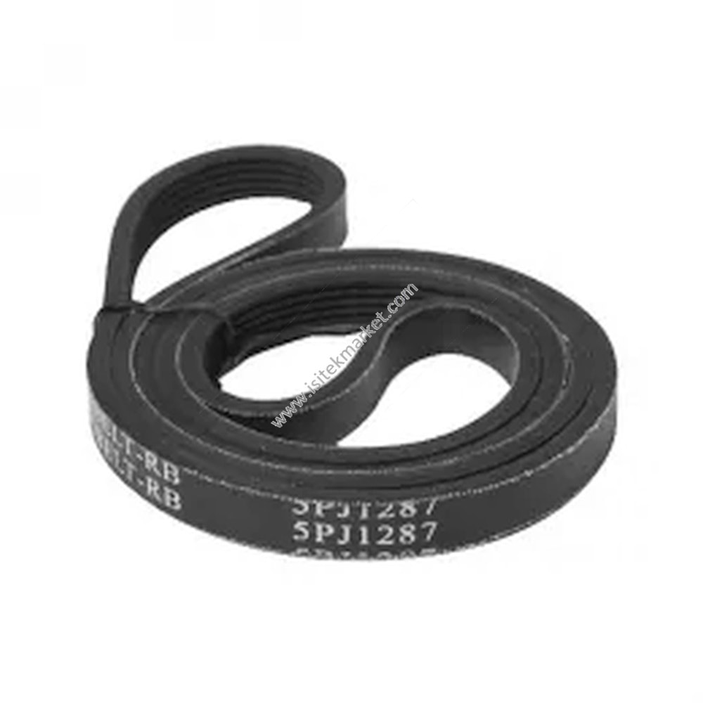 Çamaşır makinesi için kemer 5PJ1287 Optibelt 1287J5 PJ siyah