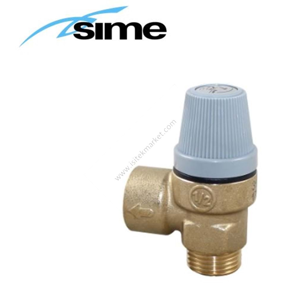 7 BAR EMNİYET VENTİLİ CALEFFI SIME 6029000 FORMAT 30/60 BF