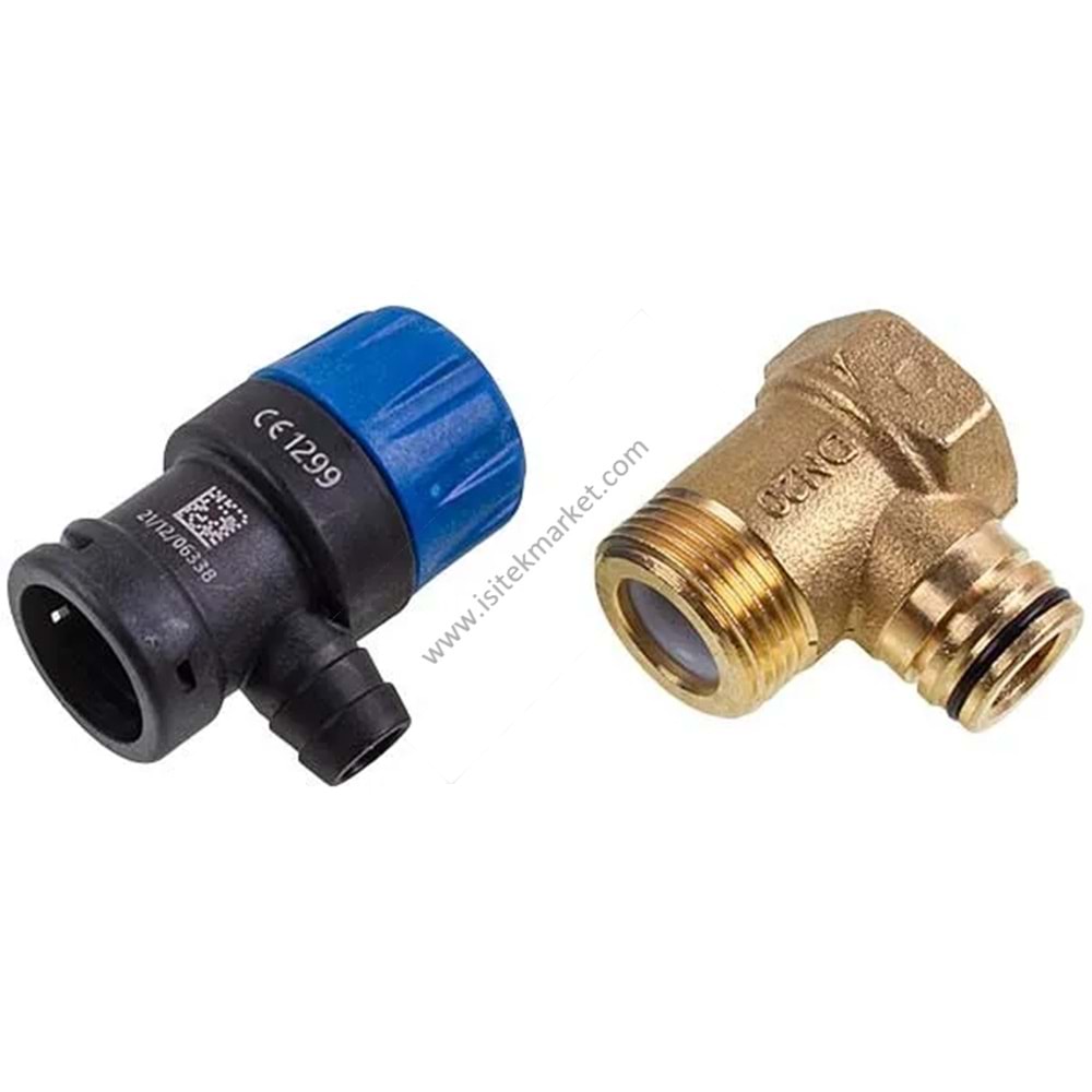 EMNİYET VANA 0,6 MPA (6 BAR) 3/4 TE-2852D-DN20 DRAZICE 6422571 SU ISITICI İÇİN