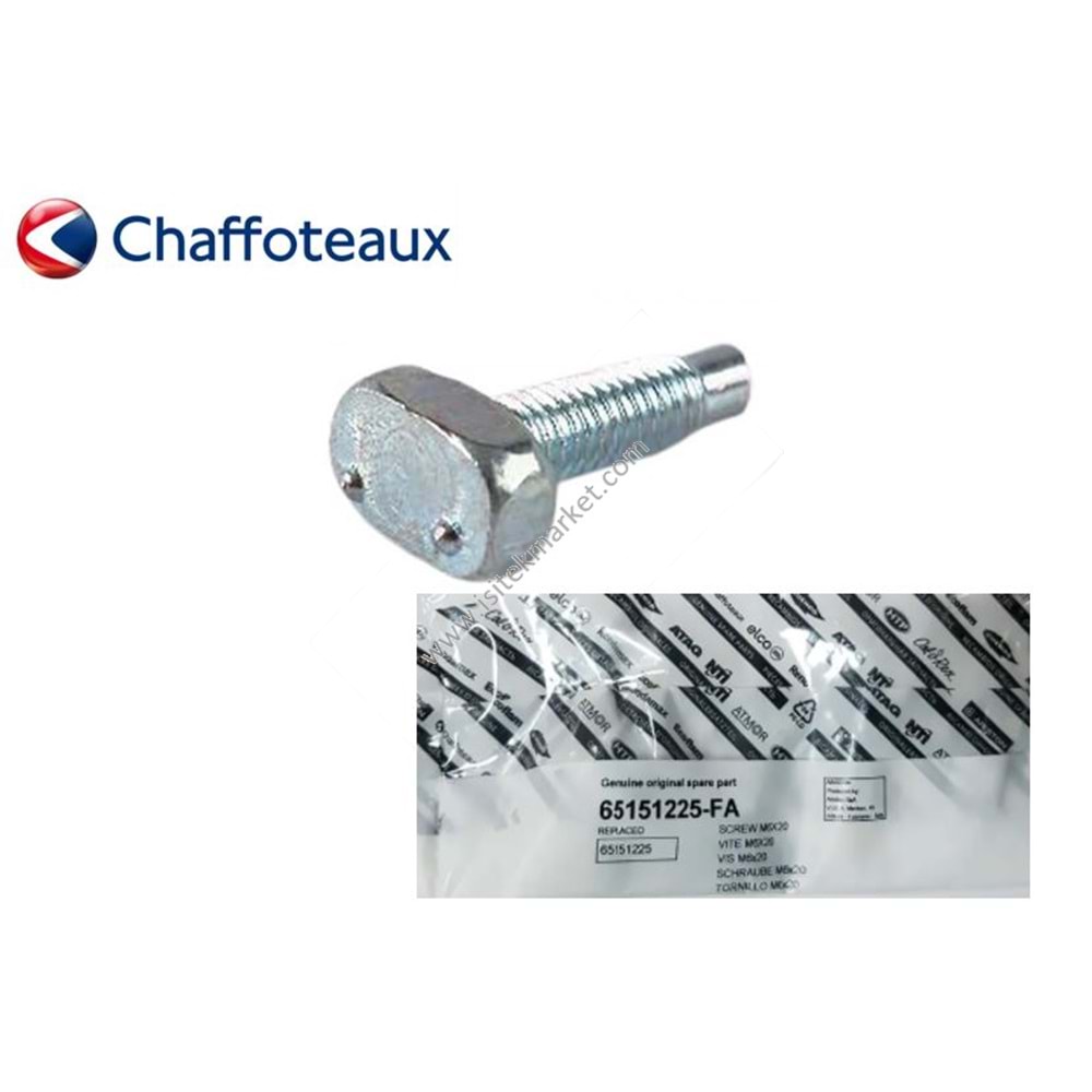 VİDA M6X20 ARS CHAFFOTEAUX 65151225